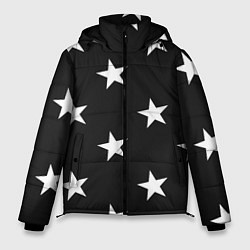 Куртка зимняя мужская Звёзды, цвет: 3D-светло-серый