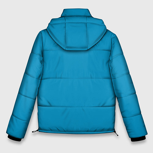 Мужская зимняя куртка Лисья семья / 3D-Черный – фото 2
