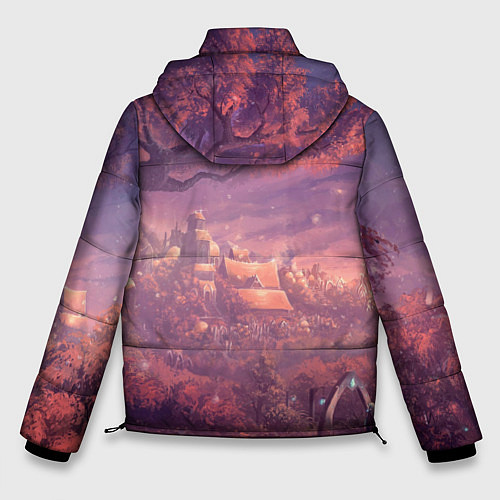 Мужская зимняя куртка Fantasy Forest / 3D-Черный – фото 2