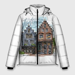 Куртка зимняя мужская Амстердам, цвет: 3D-черный
