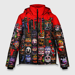 Куртка зимняя мужская Five Nights At Freddys, цвет: 3D-красный