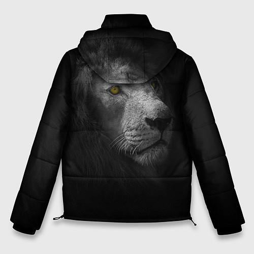 Мужская зимняя куртка Лев / 3D-Черный – фото 2
