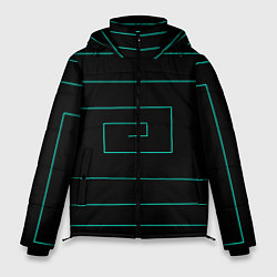 Куртка зимняя мужская Геометрия нарушена, цвет: 3D-черный