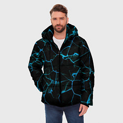 Куртка зимняя мужская Ice Texture, цвет: 3D-красный — фото 2