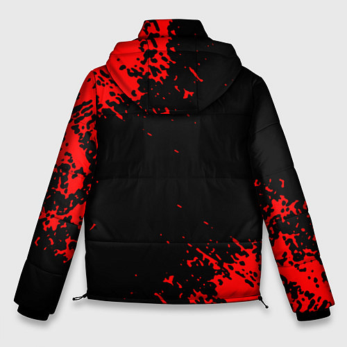 Мужская зимняя куртка The Witcher / 3D-Красный – фото 2