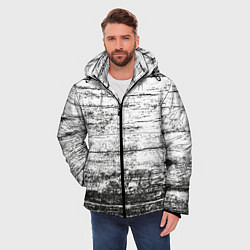 Куртка зимняя мужская Деревянный, цвет: 3D-черный — фото 2