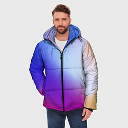 Куртка зимняя мужская Градиент Облаков, цвет: 3D-светло-серый — фото 2