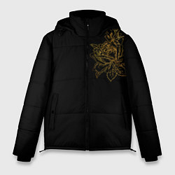 Куртка зимняя мужская Золотая роза, цвет: 3D-черный
