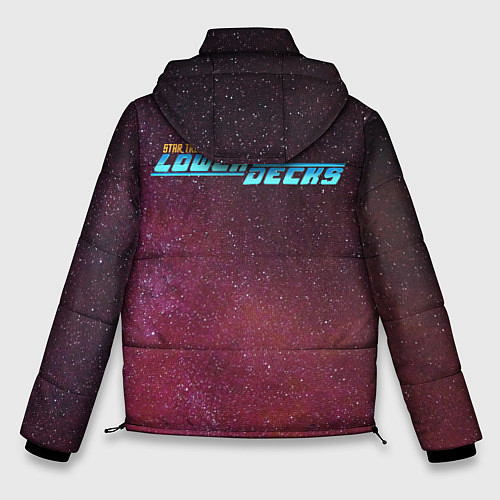 Мужская зимняя куртка StarTrek спина Z / 3D-Черный – фото 2