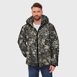 Куртка зимняя мужская Камуфляж Амонг Ас, цвет: 3D-черный — фото 2