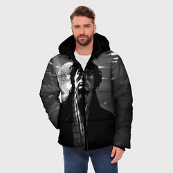 Куртка зимняя мужская ВИКТОР ЦОЙ, цвет: 3D-черный — фото 2