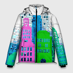Куртка зимняя мужская Город, цвет: 3D-черный