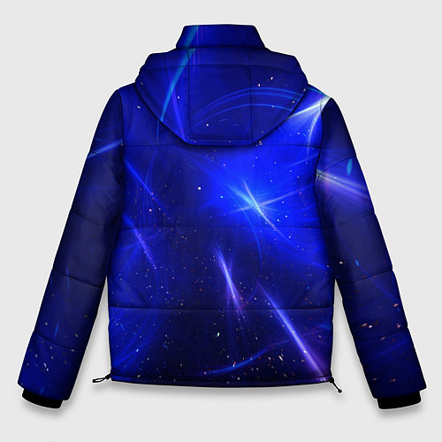 Мужская зимняя куртка Космический вихрь / 3D-Черный – фото 2
