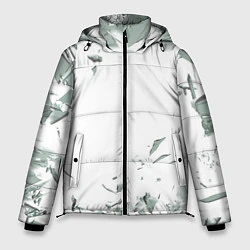 Куртка зимняя мужская Разбитое стекло, цвет: 3D-светло-серый