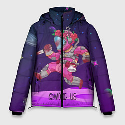 Куртка зимняя мужская Among Us Girl, цвет: 3D-черный
