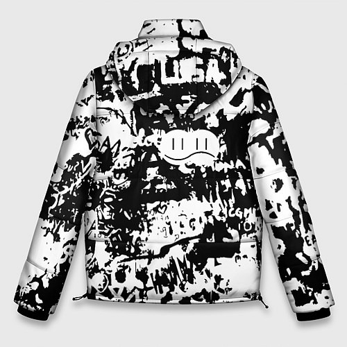 Мужская зимняя куртка Graffiti / 3D-Черный – фото 2