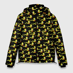 Куртка зимняя мужская Гомер, цвет: 3D-черный