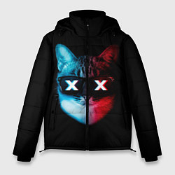 Куртка зимняя мужская Кот XX, цвет: 3D-красный