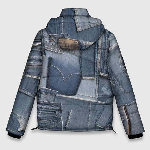 Мужская зимняя куртка Jeans life / 3D-Черный – фото 2