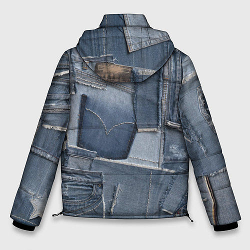 Мужская зимняя куртка Jeans life / 3D-Красный – фото 2