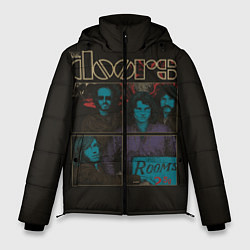Куртка зимняя мужская The Doors, цвет: 3D-черный