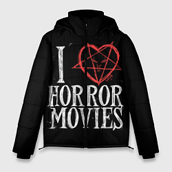 Куртка зимняя мужская I Love Horror Movies, цвет: 3D-светло-серый