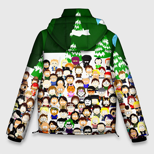 Мужская зимняя куртка Южный Парк South Park / 3D-Черный – фото 2