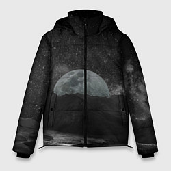 Куртка зимняя мужская Луна, цвет: 3D-черный