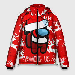 Куртка зимняя мужская Новый Год Среди Нас!, цвет: 3D-черный