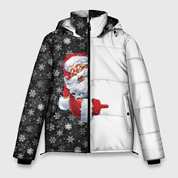 Куртка зимняя мужская Дедушка Мороз, цвет: 3D-черный