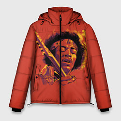 Куртка зимняя мужская Джимми Хендрикс, цвет: 3D-красный