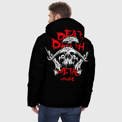 Мужская зимняя куртка Deathmetal / 3D-Светло-серый – фото 4