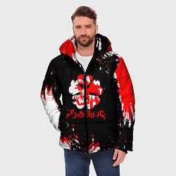 Куртка зимняя мужская Чёрный клевер, цвет: 3D-красный — фото 2