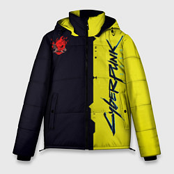 Куртка зимняя мужская Cyberpunk 2077 samurai, цвет: 3D-черный