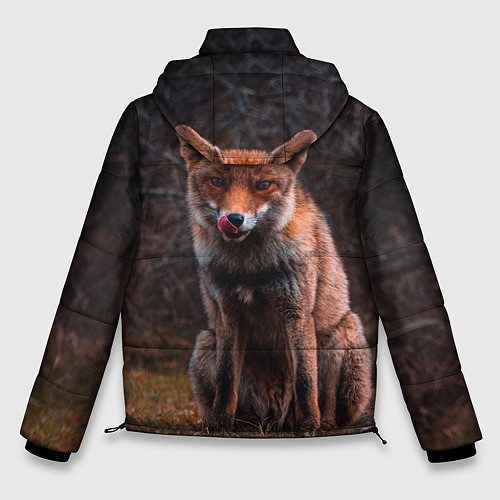 Мужская зимняя куртка Хищная лисица / 3D-Черный – фото 2