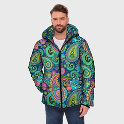 Куртка зимняя мужская Славянские Узоры, цвет: 3D-светло-серый — фото 2
