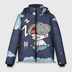 Куртка зимняя мужская BTS Sleep, цвет: 3D-светло-серый