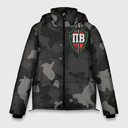 Куртка зимняя мужская Пограничные войска, цвет: 3D-черный