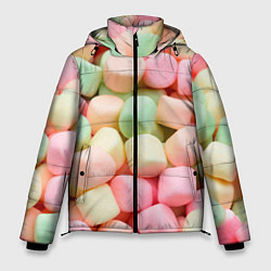 Куртка зимняя мужская Маршмэлов зефирки нежные, цвет: 3D-светло-серый
