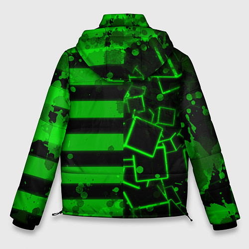 Мужская зимняя куртка Minecraft Майнкрафт / 3D-Черный – фото 2