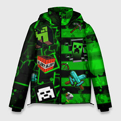 Куртка зимняя мужская Minecraft Майнкрафт, цвет: 3D-красный