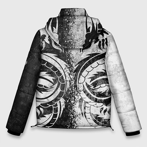 Мужская зимняя куртка ДРАКОНЫ DRAGONS / 3D-Черный – фото 2