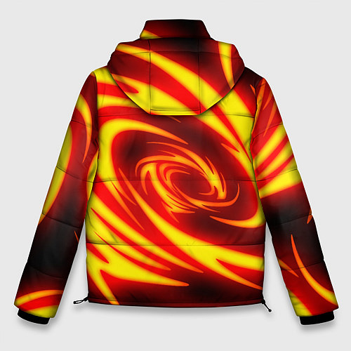Мужская зимняя куртка ОГНЕННЫЕ ВОЛНЫ FIRE STRIPES / 3D-Черный – фото 2