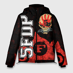 Куртка зимняя мужская Five Finger Death Punch 1, цвет: 3D-светло-серый