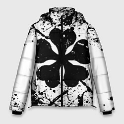 Куртка зимняя мужская Черный клевер,, цвет: 3D-черный