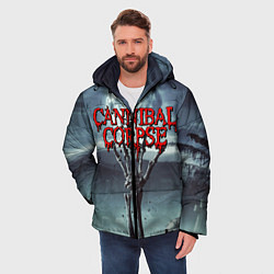 Куртка зимняя мужская CANNIBAL CORPSE, цвет: 3D-светло-серый — фото 2