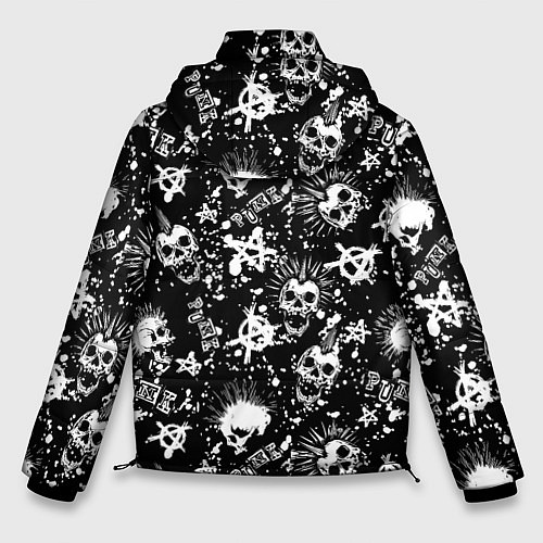 Мужская зимняя куртка Панк / 3D-Черный – фото 2