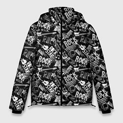 Куртка зимняя мужская Rock Star, цвет: 3D-черный