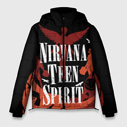 Куртка зимняя мужская NIRVANA TEEN SPIRIT, цвет: 3D-черный