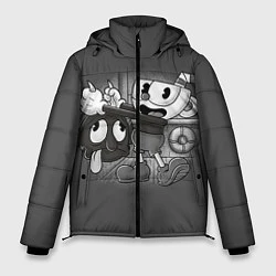 Куртка зимняя мужская CUPHEAD, цвет: 3D-черный